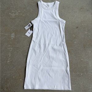 Aritzia TNA Quarts mini dress white XS